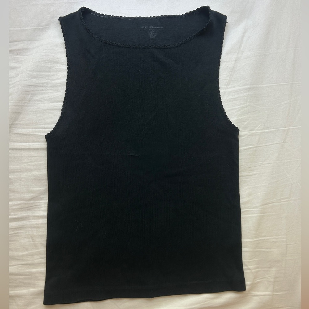 Brandy Melville Black Sleeveless Tank Top
